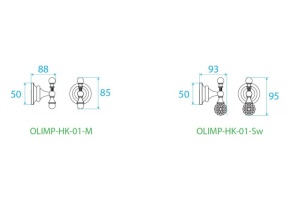 Крючок Cezares OLIMP (OLIMP-HK-02-Sw) - 3