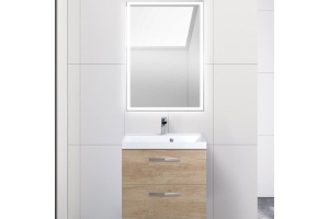 Тумба с раковиной Belbagno Aurora 60 светлое дерево - 3