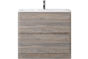 Тумба с раковиной BelBagno 80 светлое дерево