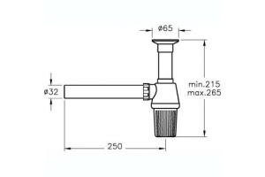 Сифон для раковины VITRA  (A45109EXP) - 2