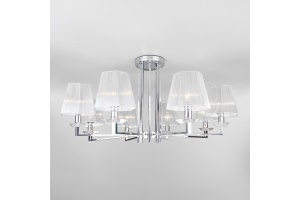Люстра на штанге Eurosvet Alegria 60125/8 хром Smart (60114/8)