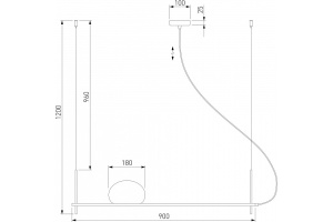 Подвесной светильник Eurosvet Stair 70145/1 белый - 2