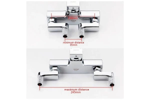 Эксцентрик с регулировкой напора воды Gappo хром - 2