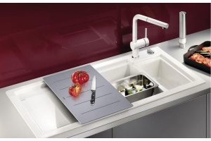 Смеситель для кухонной мойки Blanco Linus белый (516692) - 2