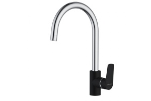 Смеситель для кухонной мойки Redblu by Damixa Origin Balance хром, черный (790720000) - 2
