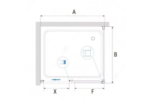 Душевой уголок RGW Passage 130х90 хром стекло матовое - 3