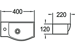Рукомойник SantiLine SL-2011L - 2