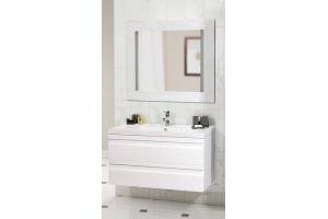 Тумба под раковину Sanvit Тема 120 белый глянец - 3