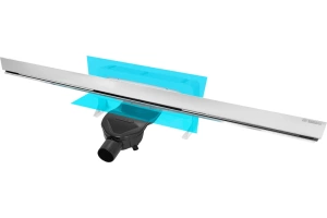 Душевой лоток Berges Wall 100 хром матовый