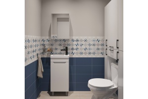 Шкаф DIWO Суздаль 87 для туалета, нижний - 3