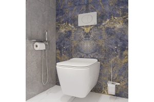 Унитаз подвесной STWORKI Монтре SETK3204-2616 безободковый, с микролифтом - 2