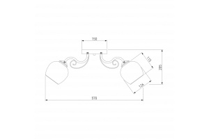 Потолочная люстра Eurosvet Wendy 30138/5 золото - 3