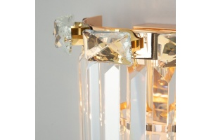 Накладной светильник Eurosvet Elegante 10130/1 золото/прозрачный хрусталь Strotskis - 3