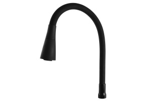 Гибкий излив смесителя Rav Slezak черный матовый
