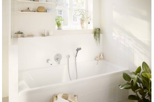 Смеситель для ванны с душем Hansgrohe Rebris S хром - 3