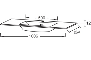 Раковина накладная Jacob Delafon Sherwood 100 белый матовый - 2