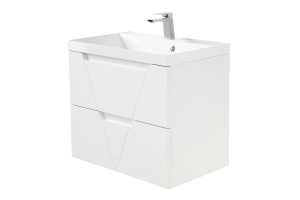 Тумба с раковиной BelBagno Vittoria 70 белый матовый - 2