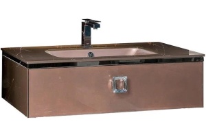 Тумба под раковину Armadi Art Lucido 100 розовый