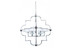 Подвесная люстра LUMINA DECO Baltimore LDP 8020-6 CHR+WT - 2