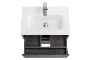 Тумба с раковиной BelBagno Kraft 39 60 темное дерево - 3