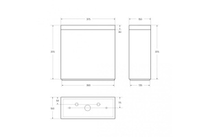 Бачок для унитаза BelBagno Energia белый (BB8134T) - 3