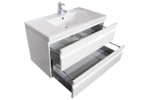 Тумба под раковину Sanvit Тема 120 белый глянец
