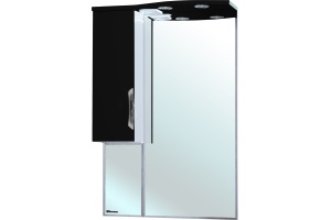 Зеркало-шкаф Bellezza Лагуна 65 L черный