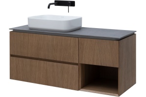 Тумба под раковину Allen Brau Infinity 120 L темное дерево