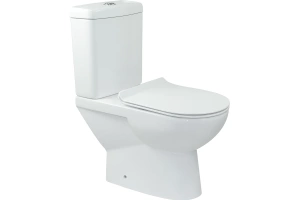 Унитаз компакт BelBagno Ricco с бачком и крышкой белый