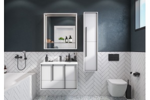 Тумба с раковиной AQUATON Ривьера 80