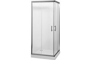 Душевой уголок Aquanet Alfa Cube NAA1142 900х900х2000 стекло прозрачное, профиль хром