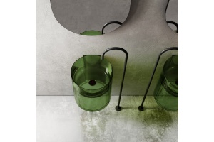 Раковина подвесная Abber Kristall 42 зеленый - 3