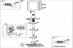 Уличный светильник Eglo Alamonte 1 94833 - 3