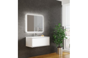 Комплект мебели Sanvit Бруно -1 120 белый глянец