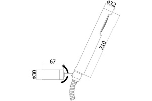 Душевой гарнитур Paffoni Birillo ZDUP054CR хром - 2