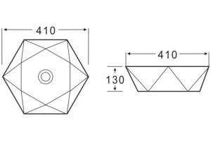 Рукомойник BelBagno BB1344A накладной - 3