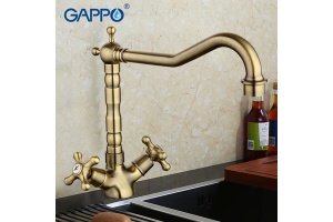 Смеситель для кухни Gappo бронзовый