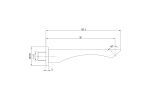 Наполнитель для ванны Lemark LM5881CW встраиваемый для LM5822CW, хром/белый - 2