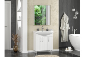 Тумба под раковину Misty Изео 75 белая - 3