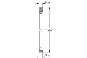 Душевой шланг Grohe Silverflex 28362GL0 125см, холодный рассвет - 2