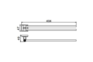 Полотенцедержатель Gappo G38 G3812 - 2
