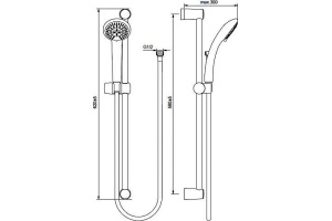 Душевой гарнитур Vidima Fresh (BA208AA) - 3