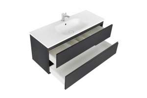 Тумба под раковину Cezares Duet 57х50 Grafito (DUET-600-2C-SO-GR-P) - 2