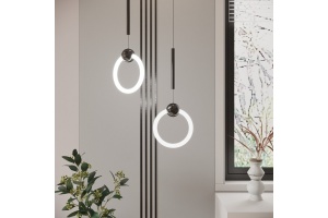 Подвесной светильник Eurosvet Rim 90165/1 черный жемчуг - 2