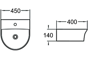 Рукомойник SantiLine SL-2008 - 2