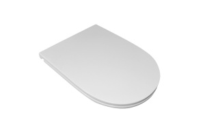 Крышка-сиденье Kerasan Aquatech белый/хром, с микролифтом (379101)