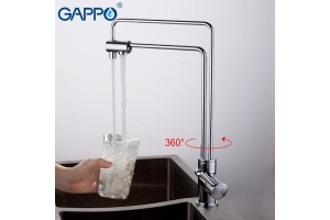 Смеситель для кухни с подключением фильтра питьевой воды хром G4398-5 - 2