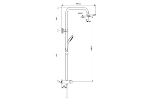 Душевая стойка Vidima Balance (BA273AA) - 2