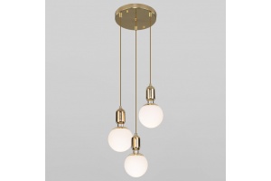 Подвесной светильник Eurosvet Bubble 50151/3 золото