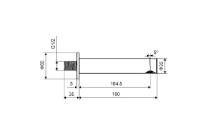 Излив для ванны Excellent Pi золотой - 2